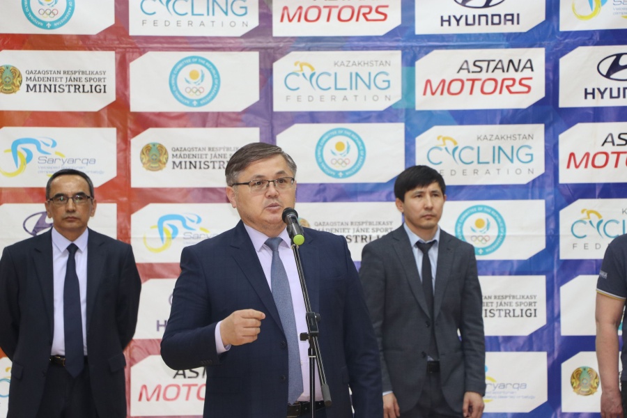 Велосипед спортынан Қазақстан Республикасы Чемпионатының салтанатты ашылуы